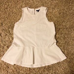 Gap • Peplum Sleeveless Top